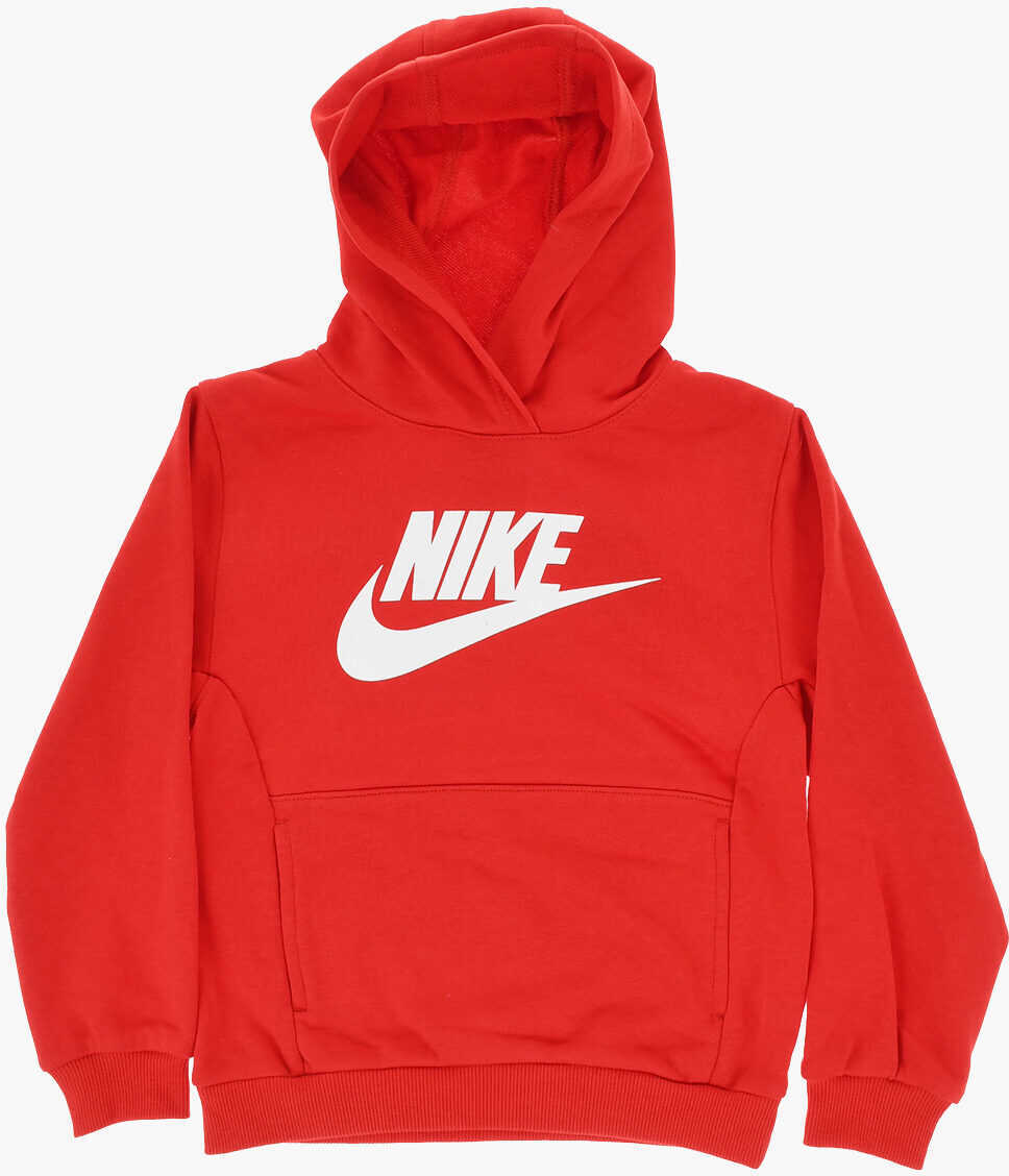 Bluze de trening Nike Solid Color Hoodie And Joggers Set With Printed Logo Red Baieti (BM 18025990) 2