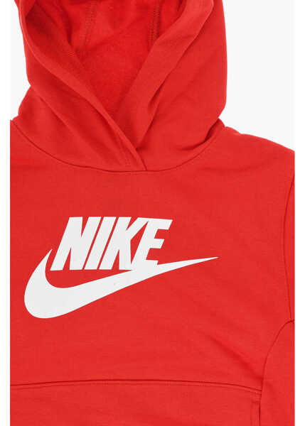 Bluze de trening Nike Solid Color Hoodie And Joggers Set With Printed Logo Red Baieti (BM 18025990) 3