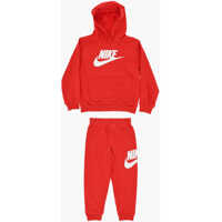 Bluze de trening Solid Color Hoodie And Joggers Set With Printed Logo Baieti