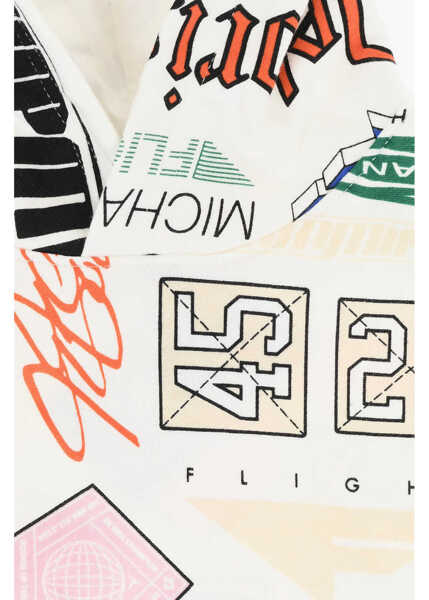 Bluze de trening Nike Air Jordan All-Over Printed Hoodie White Baieti (BM 18026002) 2