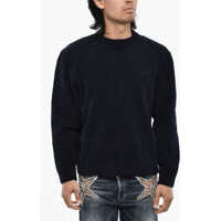 Pulovere Terry Cotton Crew-Neck Sweater With Monogram Barbati