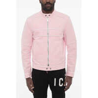Jachete Cotton Jacket Wih Zip Closure And Logo Buttons Barbati
