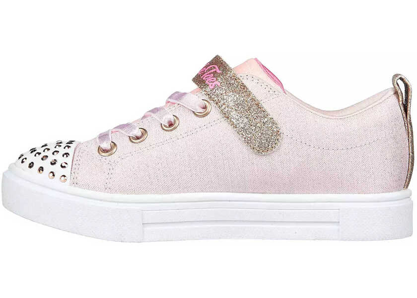 Sneakers SKECHERS S Lights Twinkle Sparks Heather Charm LT Pink Rose Gold Pink/Gold Fete (BM 18026140) 2