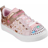 Sneakers S Lights® Twinkle Sparks Heather Charm LT Pink Rose Gold Fete