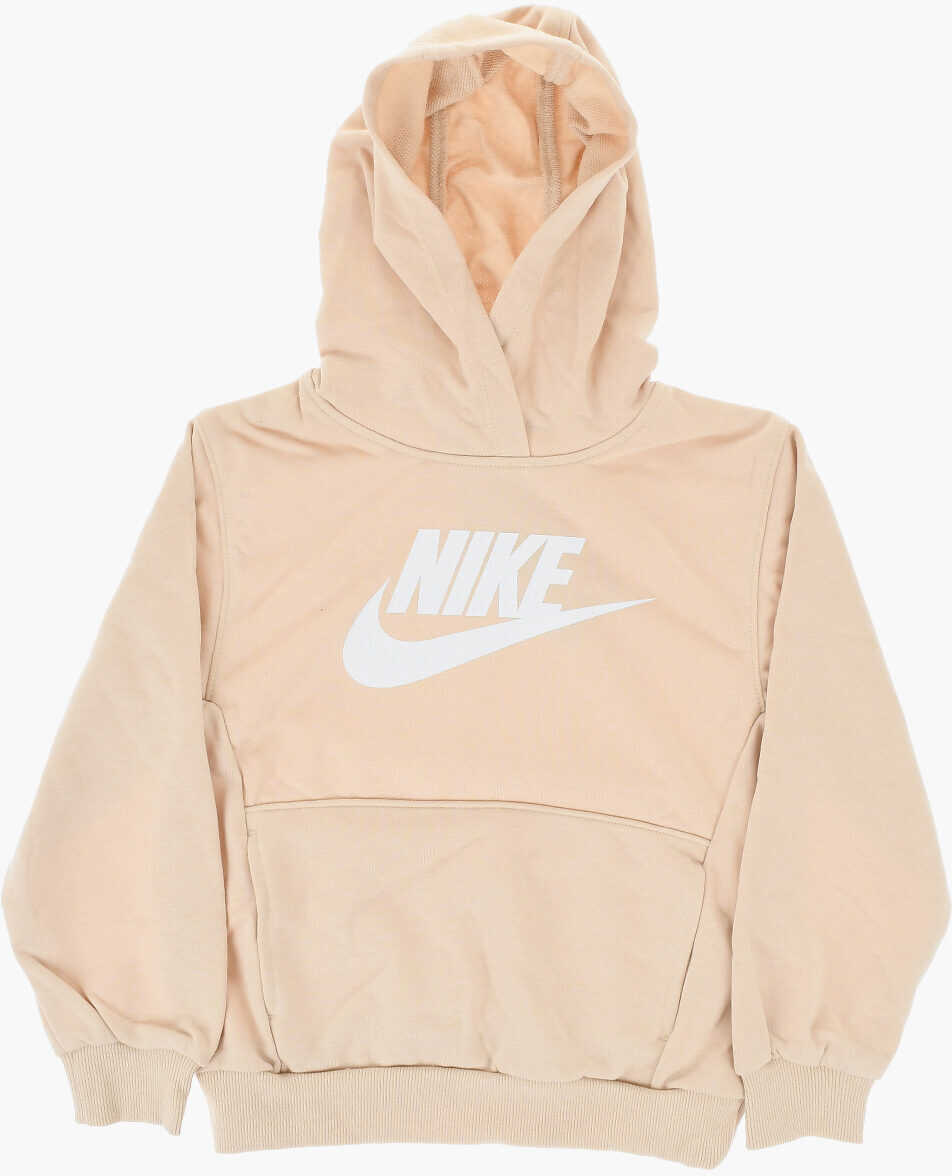 Bluze de trening Nike Solid Color Club French Terry Joggers And Hoodie With Contra Beige Baieti (BM 18026200) 2