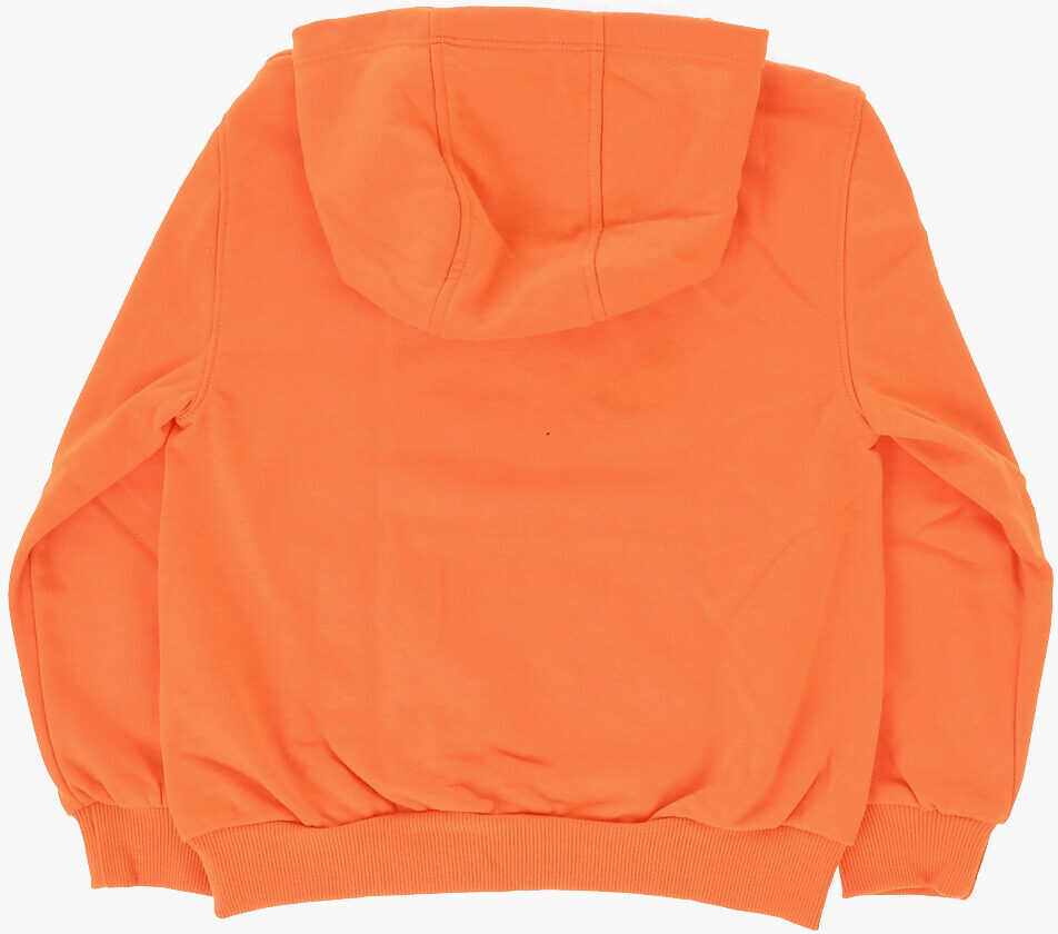 Bluze de trening Nike Solid Color Hoodie And Joggers Set With Printed Logo Orange Baieti (BM 18026218) 4