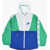 Nike Rip Stop Check Color Block Windbreaker With Hood White