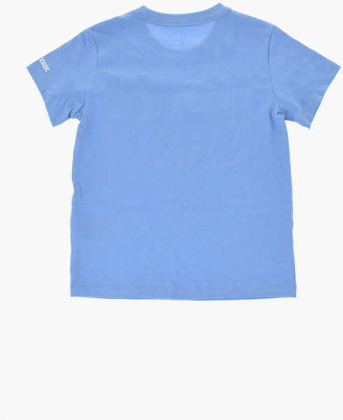 Tricouri Converse All Star Chuck Taylor Soli D Color Crew-Neck T-Shirt With Em Blue Baieti (BM 18026248) 3