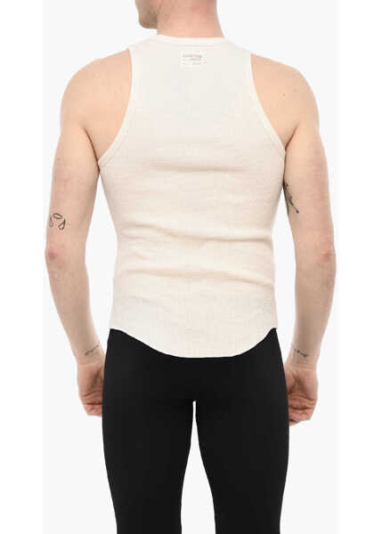 Lenjerie intima DSQUARED2 Cotton Underwear Tank Top With Bow Beige Barbati (BM 18026260) 2