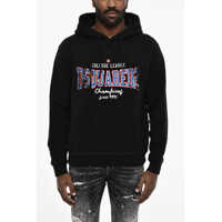 Bluze de trening Cotton Hoodie With Frontal Printed Barbati