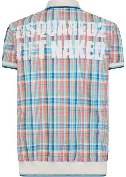 Camasi casual DSQUARED2 Checked Shirt With Knitted Details Multicolor Barbati (BM 18026278) 2
