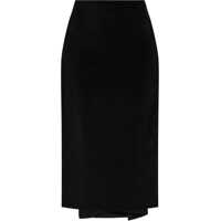 Fuste Sablier draped midi Skirt Femei