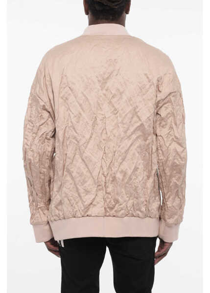 Bomber jacket DSQUARED2 Crumpled Effect Cotton Jacket Pink Barbati (BM 18026542) 2
