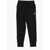 Nike Air Jordan Solid Color Brooklyn Joggers With Drawstring Wais Black