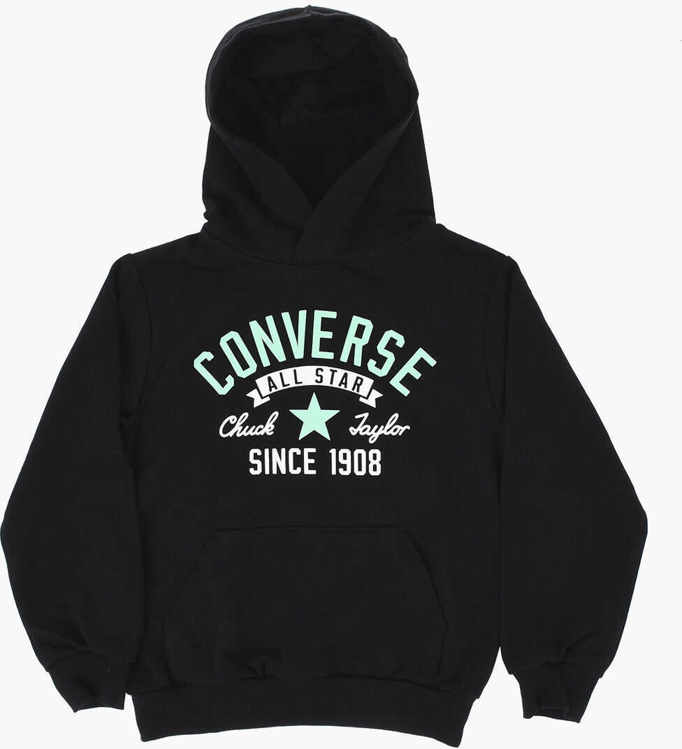 Bluze de trening Converse All Star Chuck Taylor Solid Color Hoodie And Joggers Set Wit Black Baieti (BM 18026563) 2