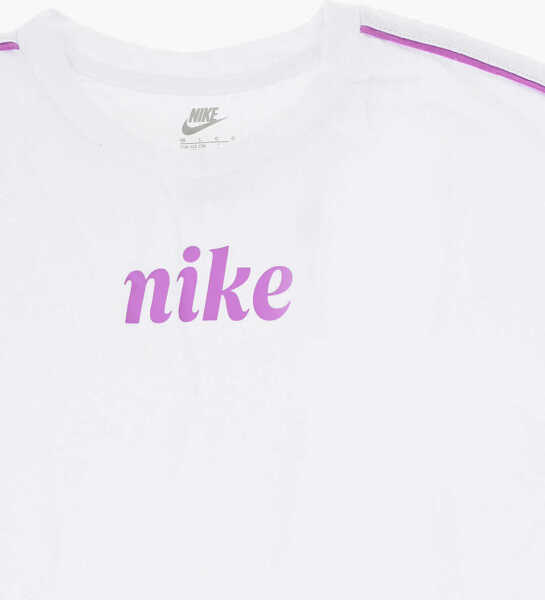 Tricouri Nike All-Over Logo Skirt Scooter And Crew-Neck T-Shirt Set White Baieti (BM 18026572) 3