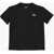 Nike Air Jordan Solid Color Crew-Neck T-Shirt With Patch Embroide Black