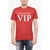 DSQUARED2 Cotton Crew-Neck T-Shirt With Print Red