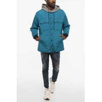 Jachete DSQUARED2 pentru Barbati - Jachete DSQUARED2 Quilted Jacket With Snap Buttons Green Barbati (BM 18026596) - B-mall.ro