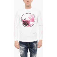 Tricouri DSQUARED2 Long Sleeve Cotton Crew-Neck T-Shirt