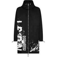 Jachete Nylon Maxi Jacket With Hood Barbati