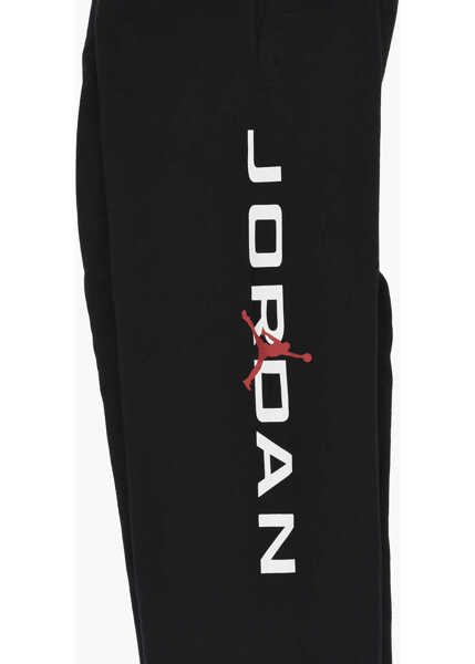 Pantaloni de trening Nike Air Jordan Solid Color Baseline Joggers With Side Logo-Print Black Baieti (BM 18026722) 2