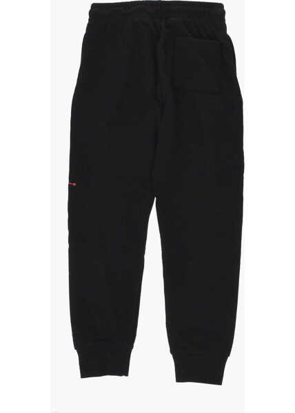 Pantaloni de trening Nike Air Jordan Solid Color Baseline Joggers With Side Logo-Print Black Baieti (BM 18026722) 3