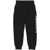 Nike Air Jordan Solid Color Baseline Joggers With Side Logo-Print Black