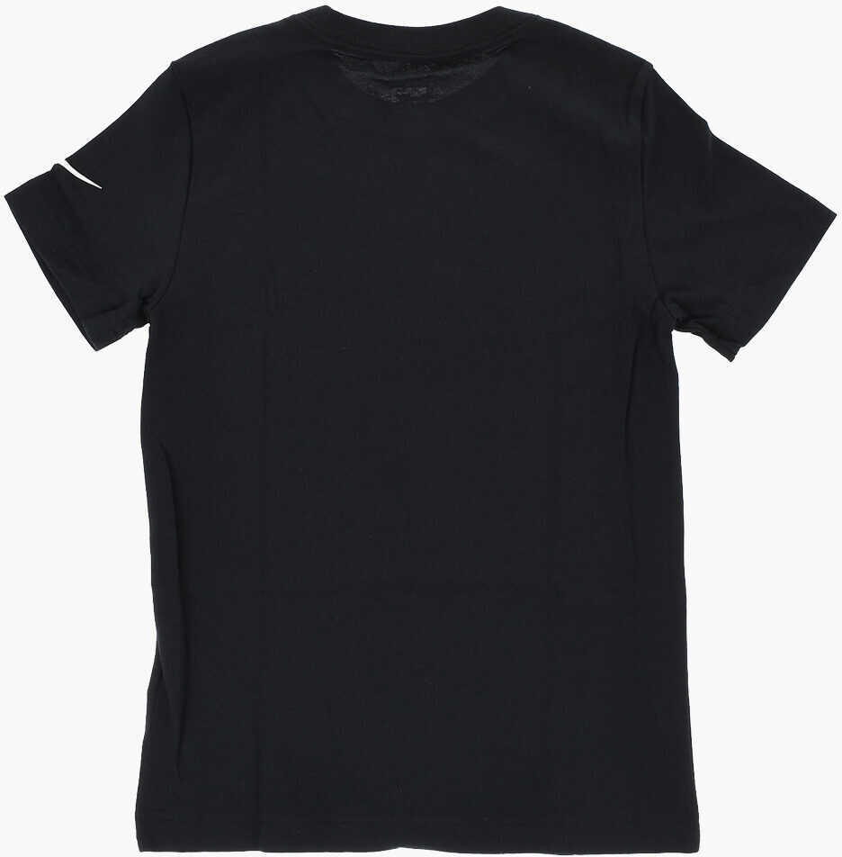 Tricouri Nike 3 Brand Cotton Fired Up Crew-Neck T-Shirt With Frontal Graff Black Baieti (BM 18026728) 3