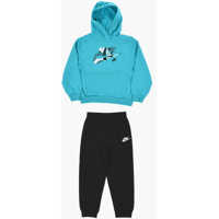 Bluze de trening Two-Tone Brushed Cotton Blend Hoodie And Joggers Set Baieti