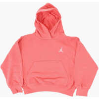 Bluze de trening Air Jordan Brushed Cotton Hoodie With Embroidered Logo Baieti