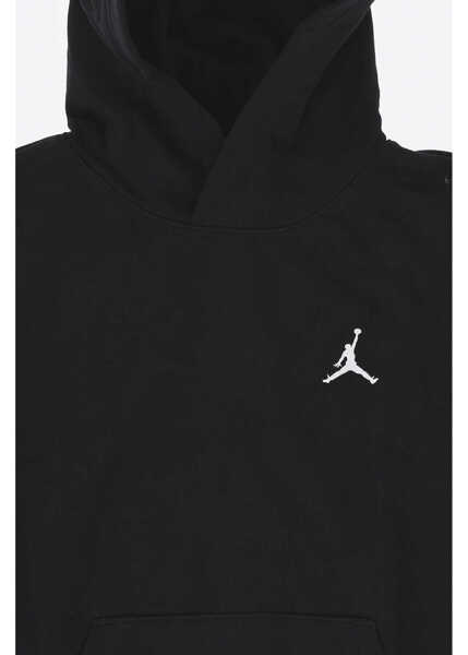 Bluze de trening Nike Air Jordan Solid Color Brooklyn Hoodie With Patch Pocket Black Baieti (BM 18026746) 2