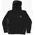 Nike Air Jordan Solid Color Brooklyn Hoodie With Patch Pocket Black