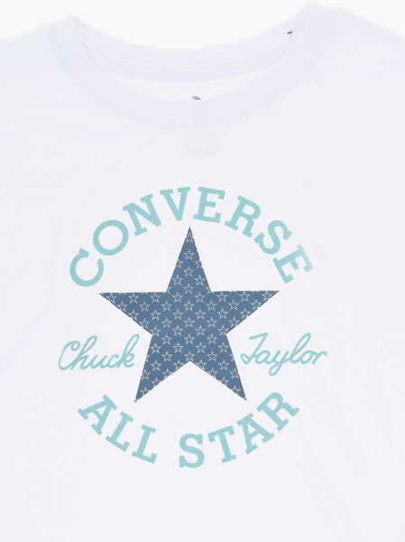 Tricouri Converse All Star Chuck Taylor Crew-Neck T-Shirt And Shorts Set With White Baieti (BM 18026761) 3