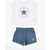 Converse All Star Chuck Taylor Crew-Neck T-Shirt And Shorts Set With White
