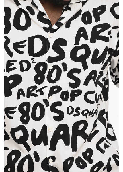 Blugi drepti DSQUARED2 Black Bull Dark Wash Jeans With Zip Black Barbati (BM 18026767) 3