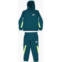 Bluze de trening Brushed Cotton Blend Hoodie And Joggers Set With Printed Log Baieti