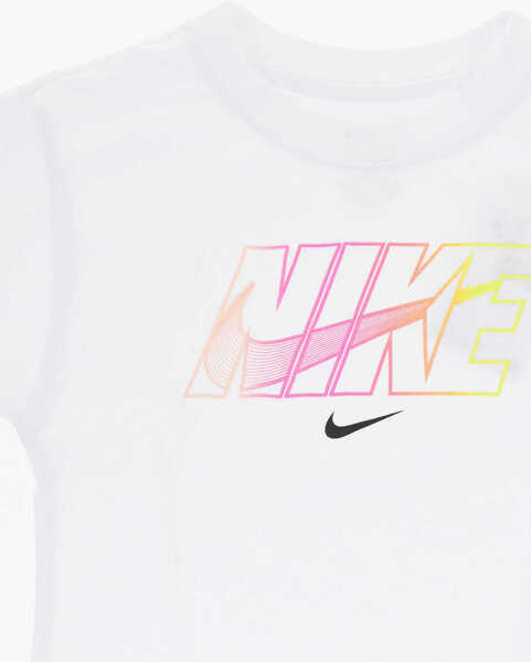 Tricouri Nike Bikers Shorts And Cre-Neck T-Shirt Swoosh Motion Set White Baieti (BM 18026788) 3