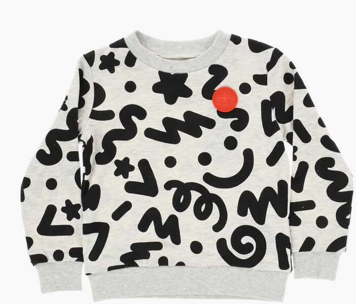 Pantaloni de trening Converse All Star Chuck Taylor Brushed Cotton Blend Joggers And Crew- Black Baieti (BM 18026791) 2