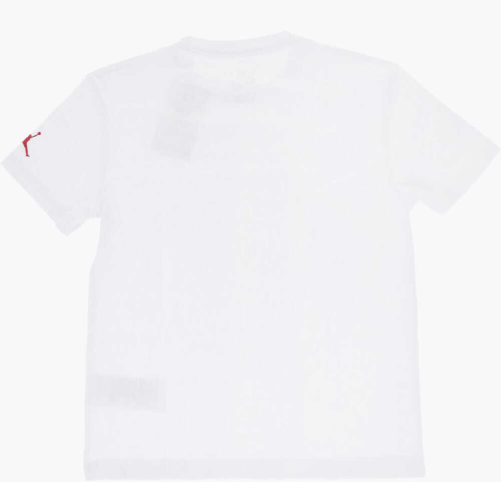 Tricouri Nike Air Jordan Relaxed Fit Crew-Neck T-Shirt With Embroidery White Baieti (BM 18026794) 3