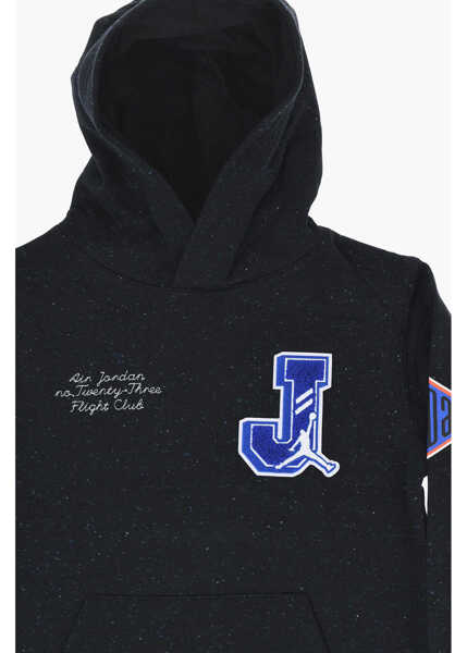 Bluze de trening Nike Air Jordan Fleeced-Cotton Blend Court Of Legends Hoodie With Black Baieti (BM 18027133) 2