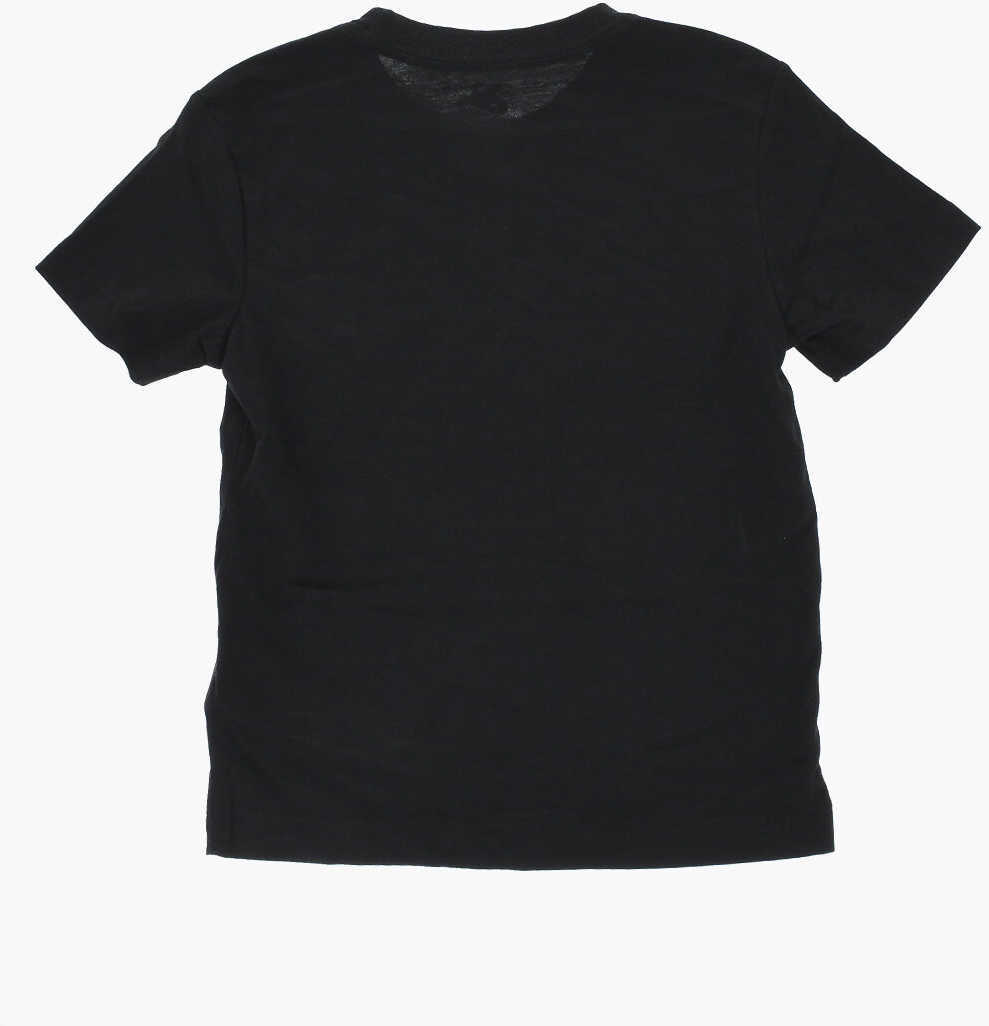 Tricouri Nike Solid Color T-Shirt And Shorts Set With Printed Logo Black Baieti (BM 18027136) 4