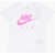 Nike Air Cotton Blend Crew-Neck T-Shirt With Frontal Logo White