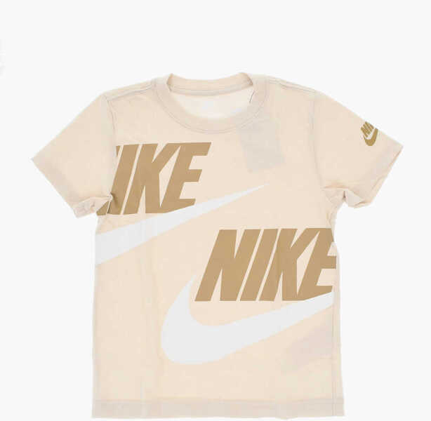 Tricouri Nike Set Crewneck T-Shirt And Cargo Shorts With Elastic Waist Beige Baieti (BM 18027148) 2