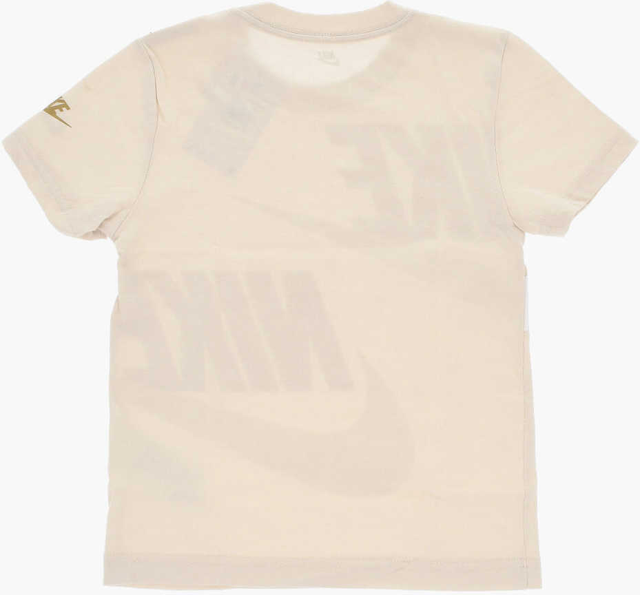 Tricouri Nike Set Crewneck T-Shirt And Cargo Shorts With Elastic Waist Beige Baieti (BM 18027148) 4