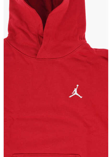 Bluze de trening Nike Air Jordan Cotton Blend Brooklyn Hoodie With Patch Pocket Red Baieti (BM 18027169) 2