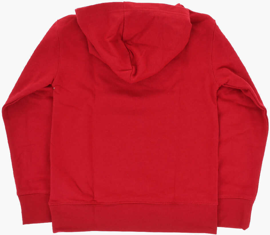 Bluze de trening Nike Air Jordan Cotton Blend Brooklyn Hoodie With Patch Pocket Red Baieti (BM 18027169) 3