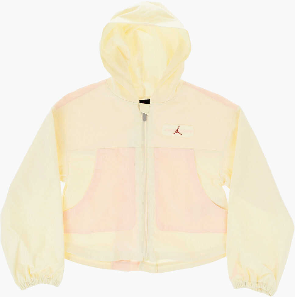 Jachete Nike Air Jordan Two-Tone Lightweight Jacket With Hood Yellow Baieti (BM 18027178) 1