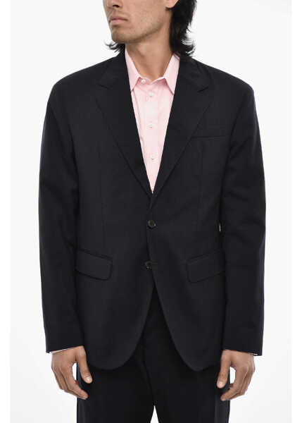 Costume DSQUARED2 Virgin Wool Turn Up Cuff 2-Button Suit Blue Barbati (BM 18027208) 2