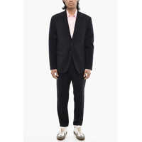 Costume Virgin Wool Turn Up Cuff 2-Button Suit Barbati